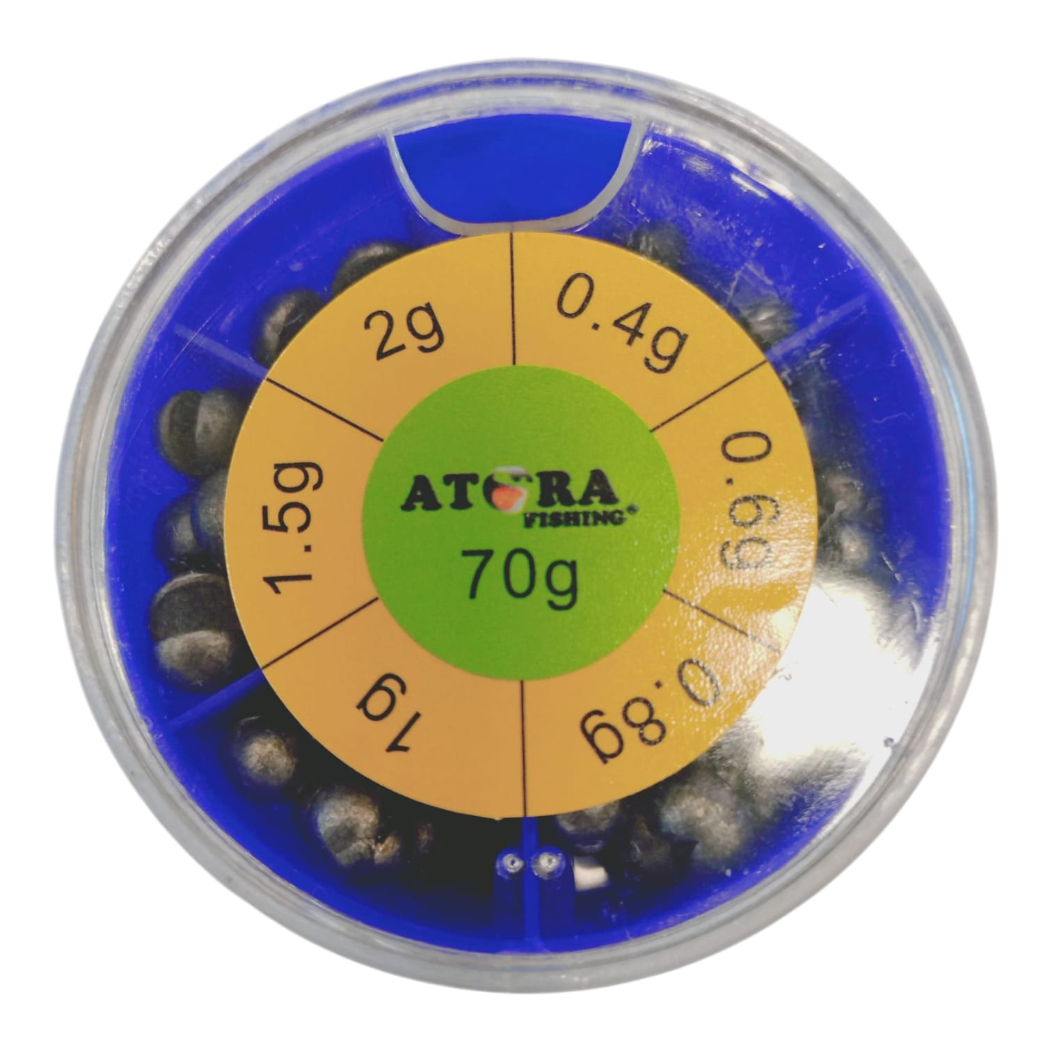 Tinakomplekt ATORA Split shots 70g 2060153-70