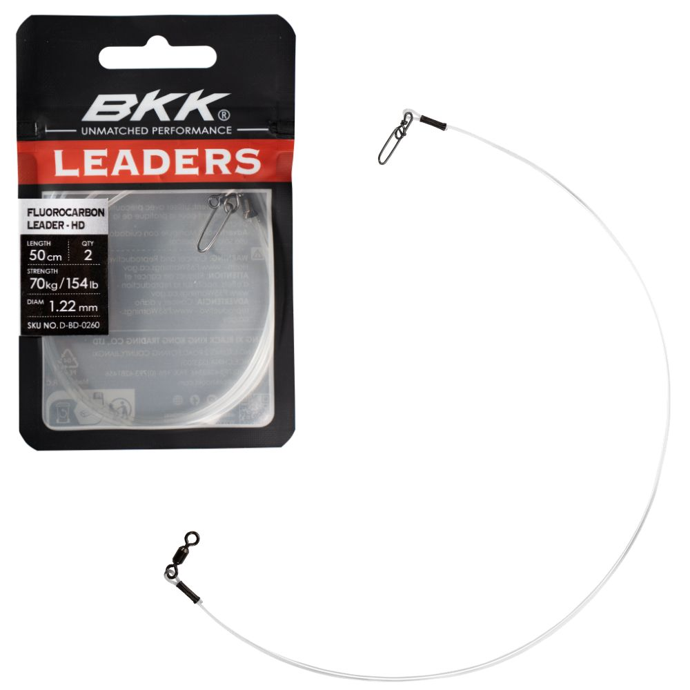 Tross BKK Fluorocarbon Leader-HD 2tk/pk BKKFLHD