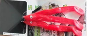 Tursa rakendus ATORA konks #6/0, 3 lipsu, 150cm punane 50-0043