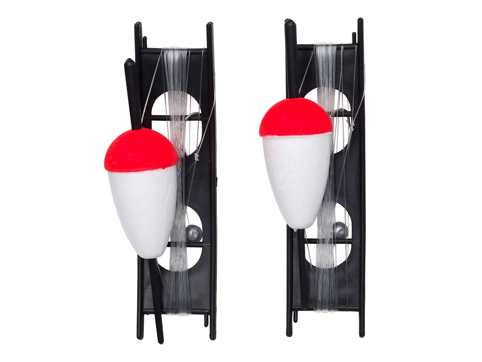 Ujukikomplekt KINETIC Classic Float peno Kit rakendatud 30mm Red/White 2pcs F666-228-070