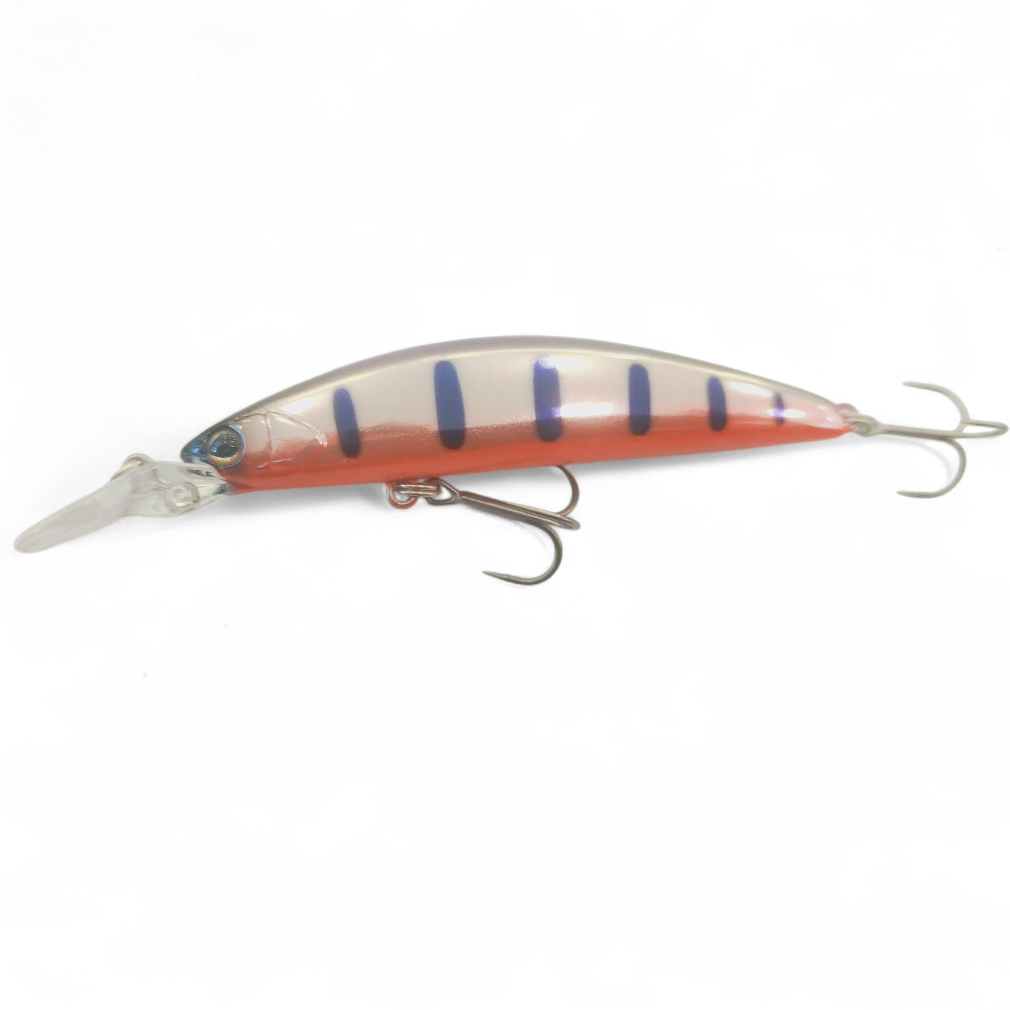 Vobler JACKALL Timon Tricolor 72MD-F 72mm 6,6g 0,8-1,2m PurpleSilverYaname Redbell 4525807208955