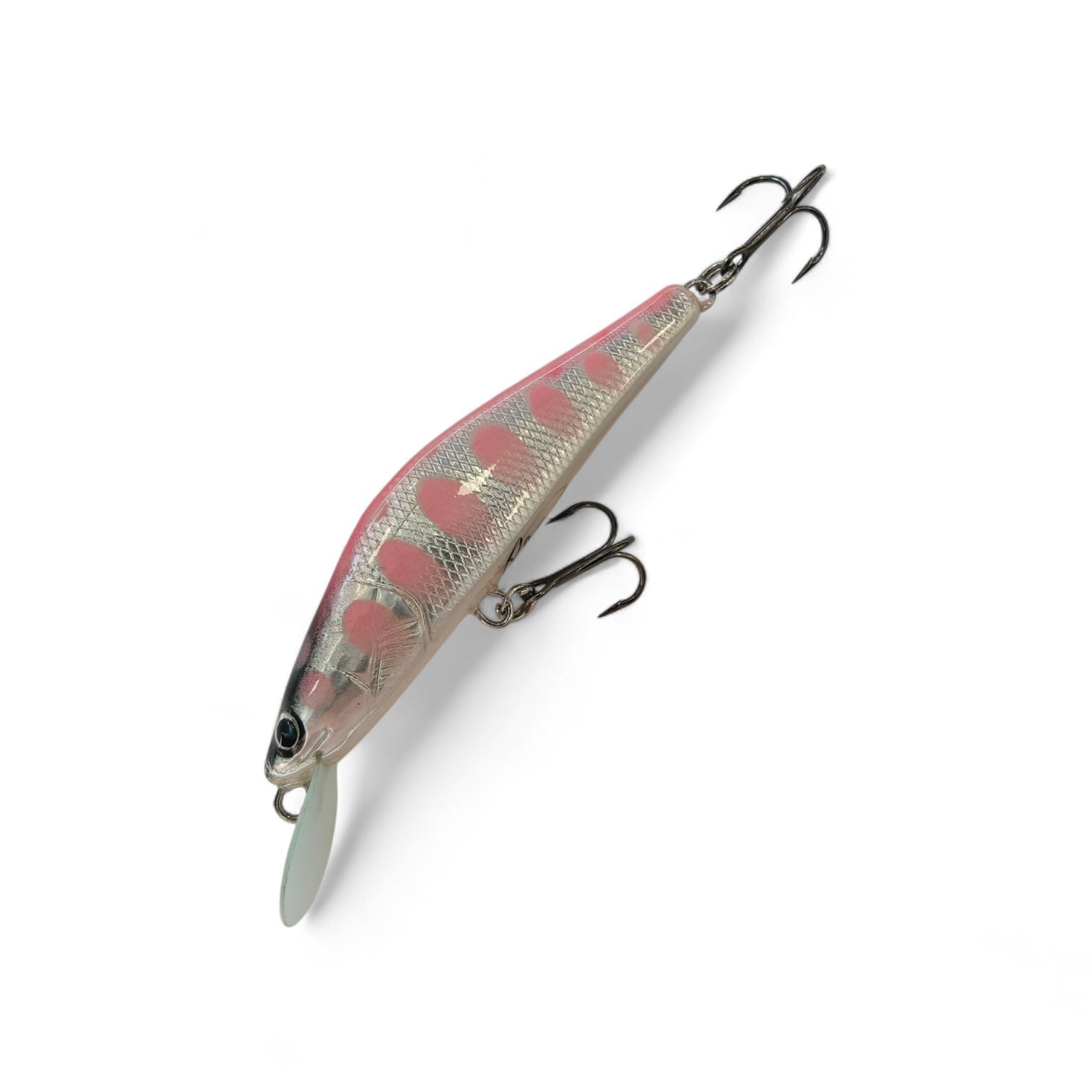 Vobler PAN käsitöö, jõeforellile 72mm Charteuse pink fluo uppuv 707073