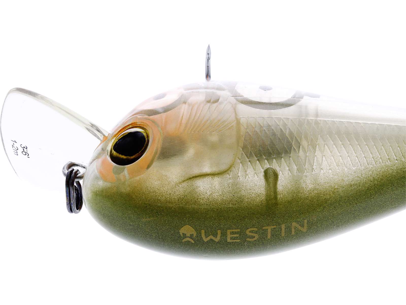 Vobler WESTIN BassBite 2.5 Squarebill P154