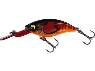 Vobler WESTIN BuzzBite Crankbait 4cm 6g Low floating 3D Fire Craw P145-573-159