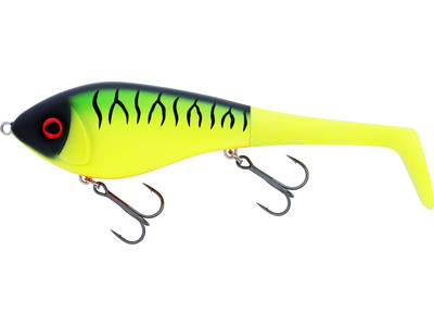 Vobler WESTIN Swim Tail 12cm 62g suspending FIRETIGER 1 BODY 2 TAILS P230-099-225