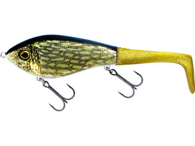 Vobler WESTIN Swim Tail 12cm 62g suspending REAL PIKE 1 BODY 2 TAILS P230-630-225