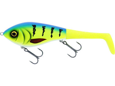Vobler WESTIN Swim Tail 12cm 62g suspending STRIPED BLUEGRASS 1 BODY 2 TAILS P230-1026-225