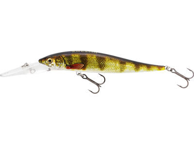 Vobler WESTIN Vobler WESTIN Jerkbite MR Jerkbait 9cm 9g Suspending Real Perch P071-550-009