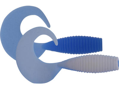 Võdik KINETIC Curlypup 5,1cm 2g Baby Blue/White 10tk küüslauk E254-634-222