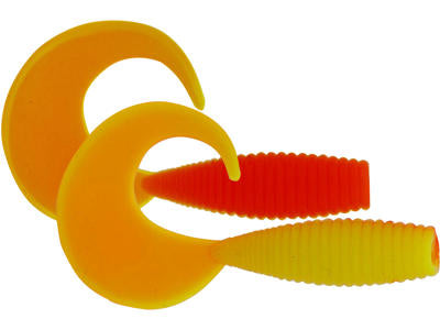 Võdik KINETIC Curlypup 5,1cm 2g Yellow/Orange 10tk küüslauk E254-064-222