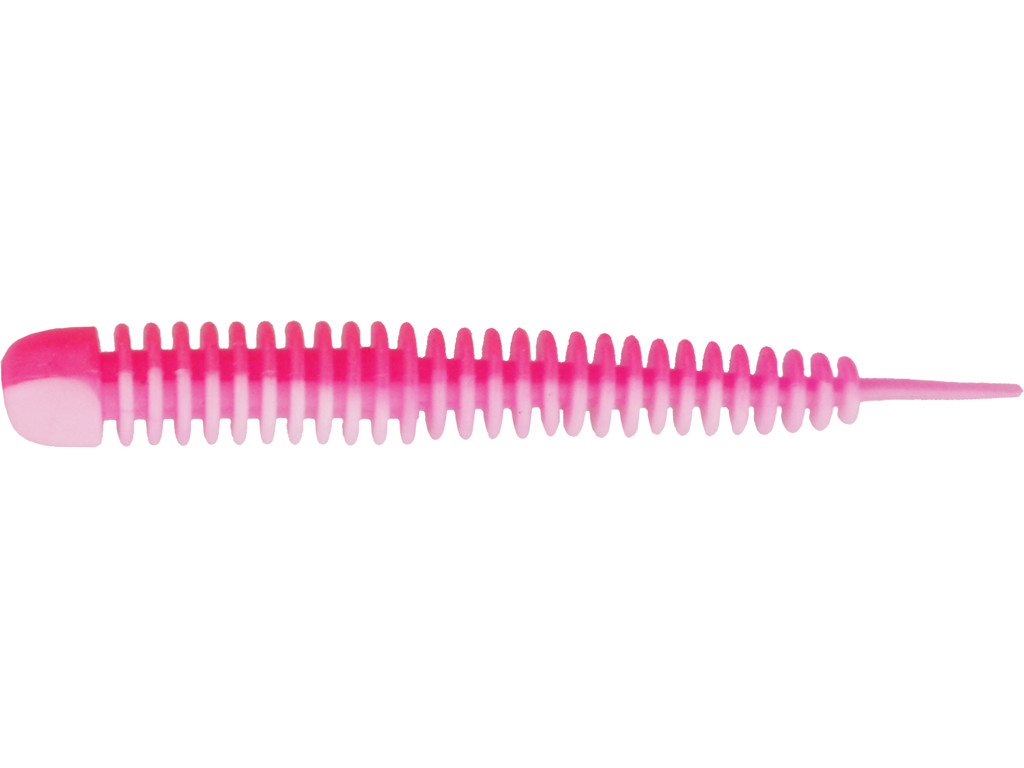 Võdik KINETIC Wriggly 7,5cm 2,1g WHITE/PINK 10PCS E251-637-219