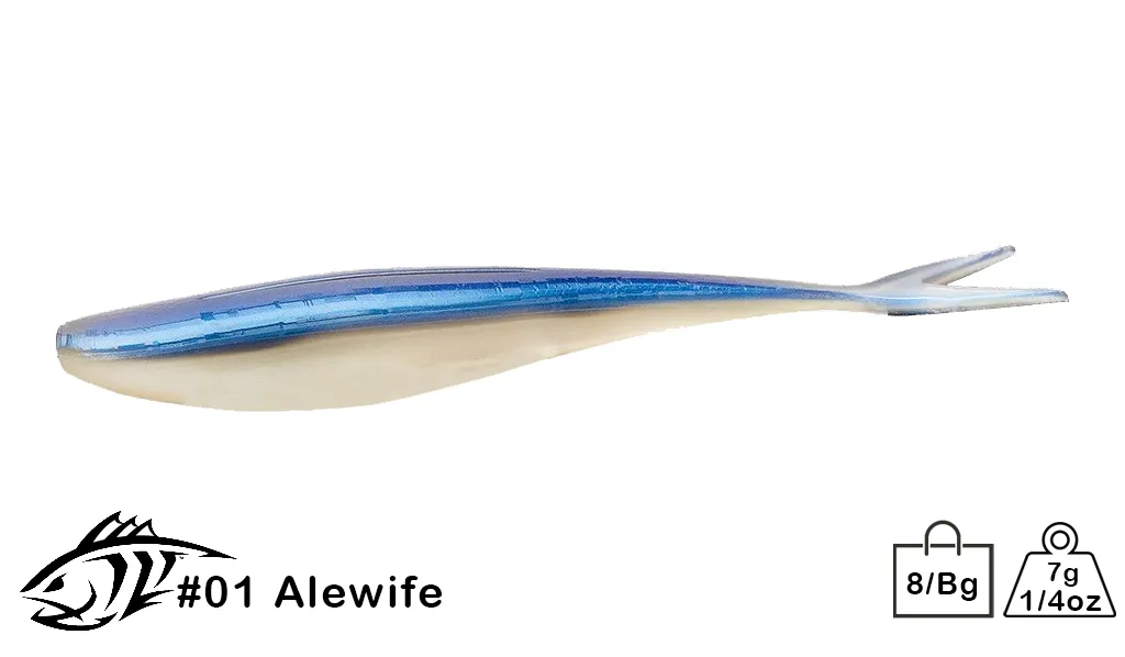 Võdik LUNKER CITY Freaky Fish 4,5" (11,43cm) 8tk 116112