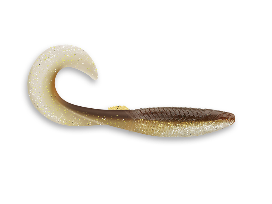 Võdik RAPALA Crushcity Curl NE 4 10cm 3pcs Brown Silver 153697
