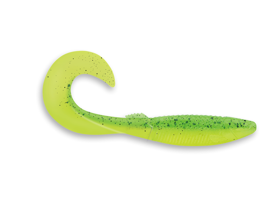 Võdik RAPALA Crushcity Curl NE 4 10cm 3pcs Lime Chartreuse 153701
