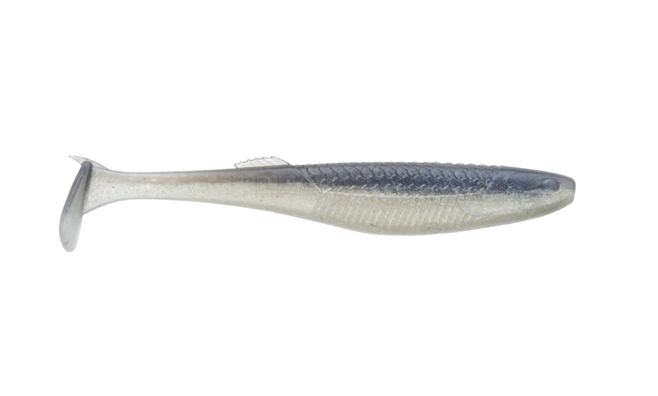 Võdik RAPALA Crushcity The Kickman NE 4 10cm 3pcs Pro Blue Red Shad 152324