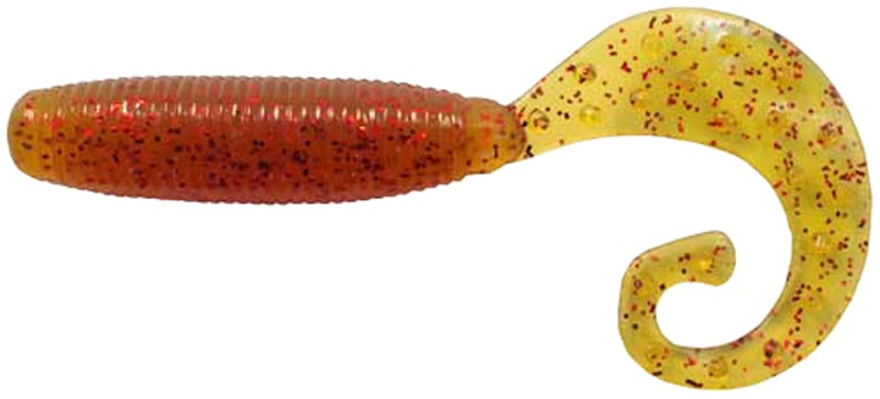 Võdik REINS Fat G-Tail Grub 2" 566 Motor Oil Red Flake (20 tk/pk) 15520382