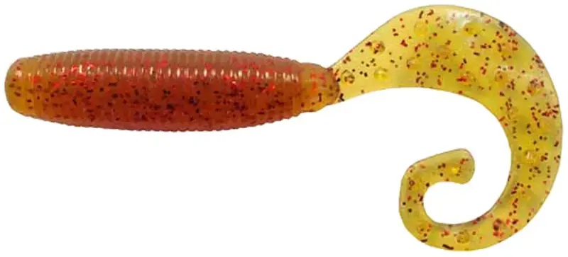 Võdik REINS Fat G-Tail Grub 3" 566 Motor Oil Red Flake (12tk/pk) 15520295
