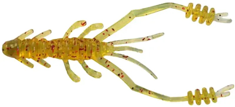 Võdik REINS Ring Shrimp 2" 566 Motor Oil Red Flake (12tk/pk) 15520357