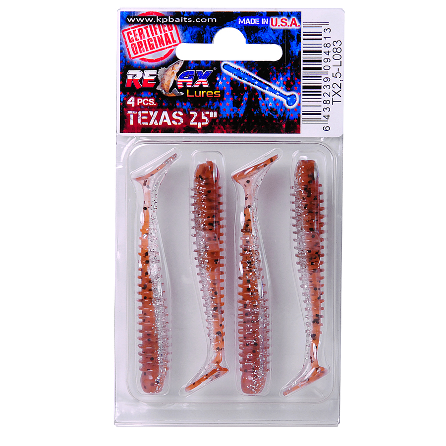 Võdik RELAX Texas 2,5" color:L083 4pcs 6438239094813