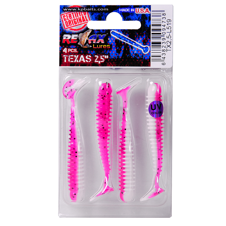 Võdik RELAX Texas 2,5" color:L519 4pcs 6438239094738
