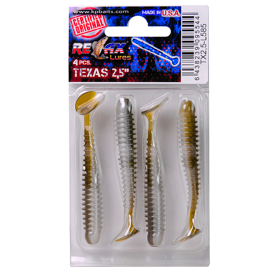 Võdik RELAX Texas 2,5" color:L585 4pcs 6438239095544