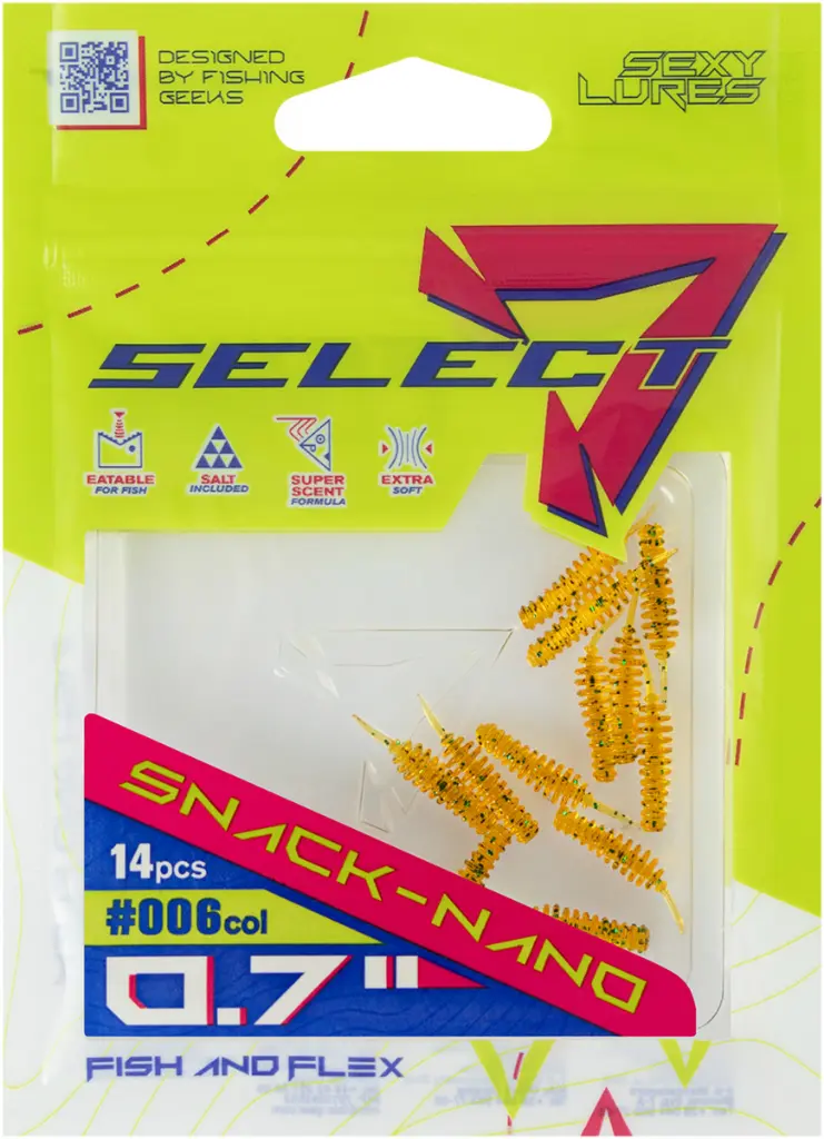 Võdik SELECT Snack Nano 0.7" #006 (14 tk/pk) 18708610