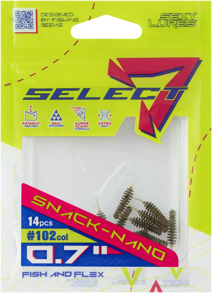Võdik SELECT Snack Nano 0.7" #102 (14 tk/pk) 18708614