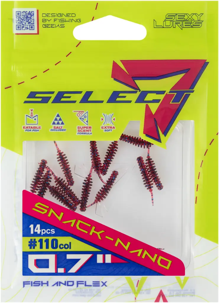 Võdik SELECT Snack Nano 0.7" #110 (14 tk/pk) 18708616