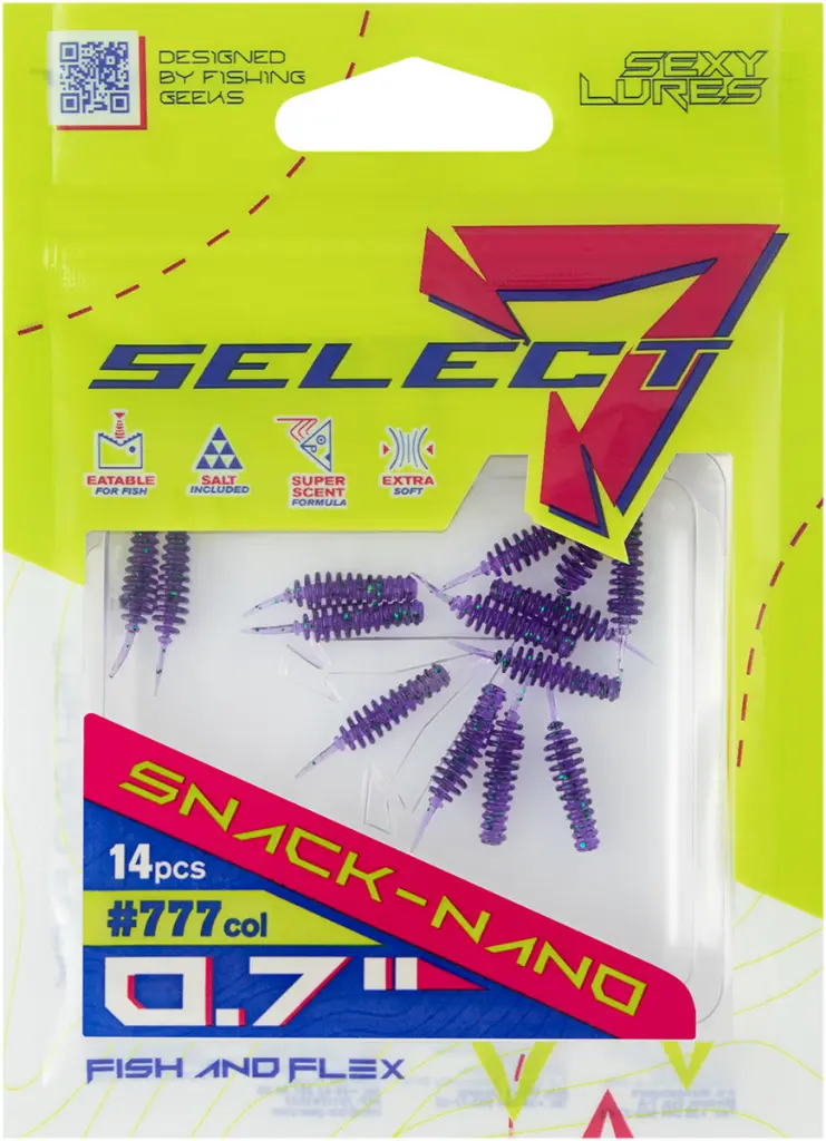 Võdik SELECT Snack Nano 0.7" #777 (14 tk/pk) 18708619