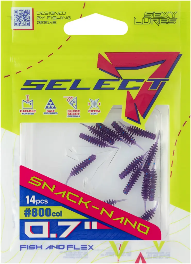 Võdik SELECT Snack Nano 0.7" #800 (14 tk/pk) 18708620