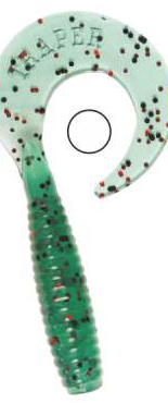 Võdik TRAPER Killer Shad Twister 50mm värv nr. 13 25tk/pk 61049