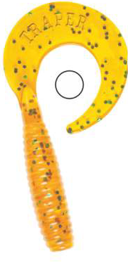 Võdik TRAPER Killer Shad Twister 50mm värv nr. 2 25tk/pk 61038