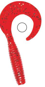 Võdik TRAPER Killer Shad Twister 50mm värv nr. 9 25tk/pk 61045