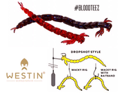 Võdik WESTIN BloodTeez Worm 5,5cm 0,5g Bloodworm 10pcs P001-311-002