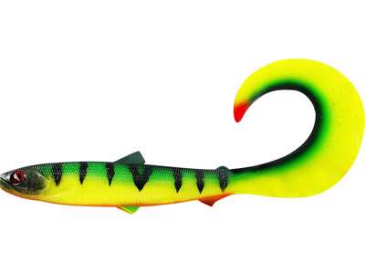 Võdik WESTIN Bullteez Curltail 27cm 103g Tiger Perch Lahtine 1tk (12tk/Pk) P083-644-048