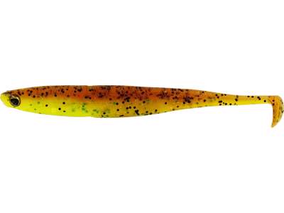 Võdik WESTIN Kickteez Shadtail 15cm 10g Brown Lime lahtine 1tk (45tk/pk) P150-549-021