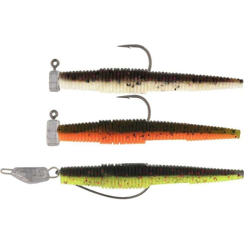 Võdik WESTIN Ned Worm Slim R ´N R 5.5cm 1g/2g/3.5g Dark Water Mix 3pcs P252-663-254