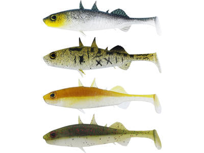 Võdik WESTIN Stanly the stickleback shadtail 5,5cm 1,5g CLEAR WATER MIX 9 4PCS P228-1003-219