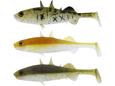 Võdik WESTIN Stanly the stickleback shadtail 7,5cm 4g CLEAR WATER MIX 10 3PCS P228-1004-220