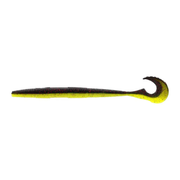 Võdik WESTIN Swimming Worm 13cm 5g Black/Chartreuse 5pcs P188-563-018