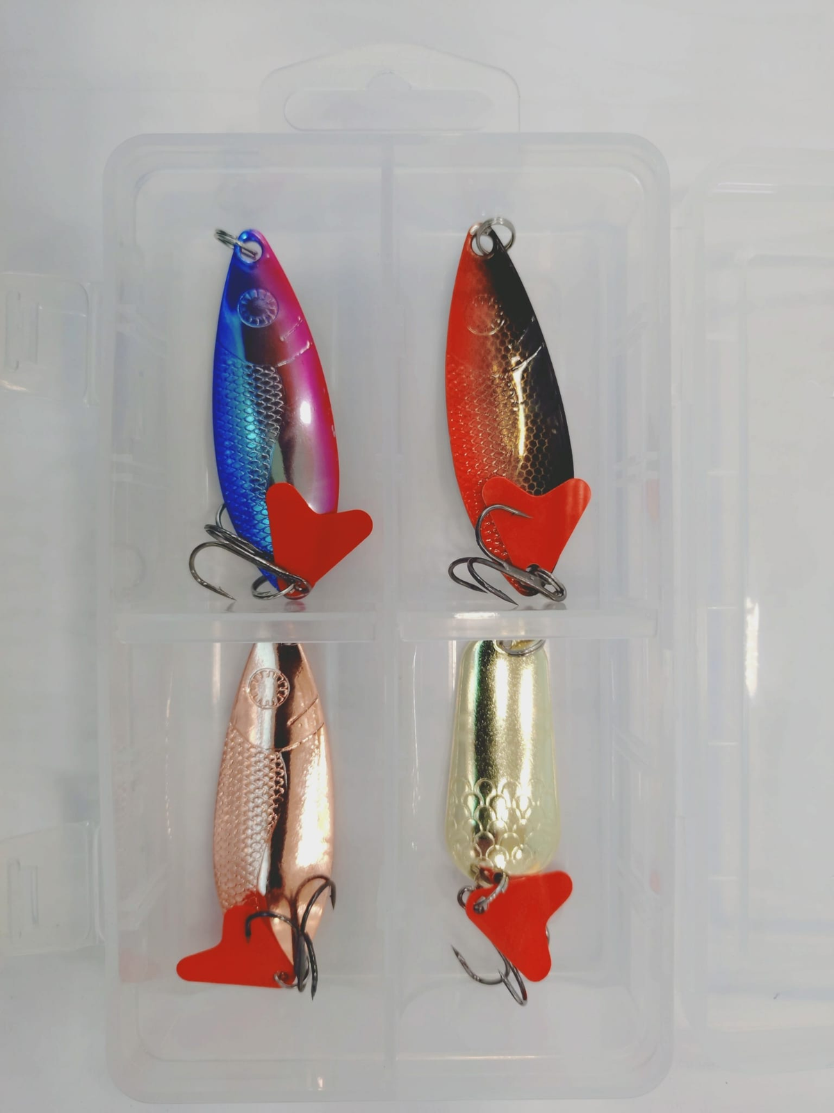 Võnklantide komplekt X-Fish 4 lanti + karp 174023